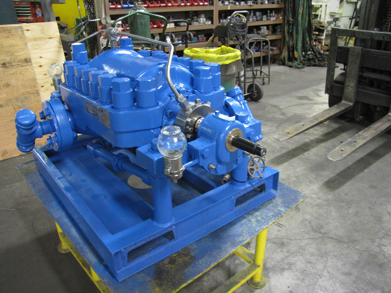 Pump Repair rebuilt multistage pump ready for install large