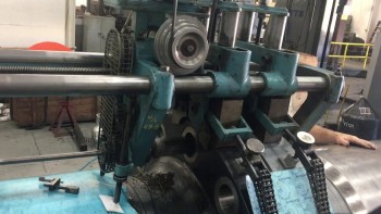 Ship Repair Boring Coupling Bolt Holes Ship Repair Boring Coupling Bolt Holes